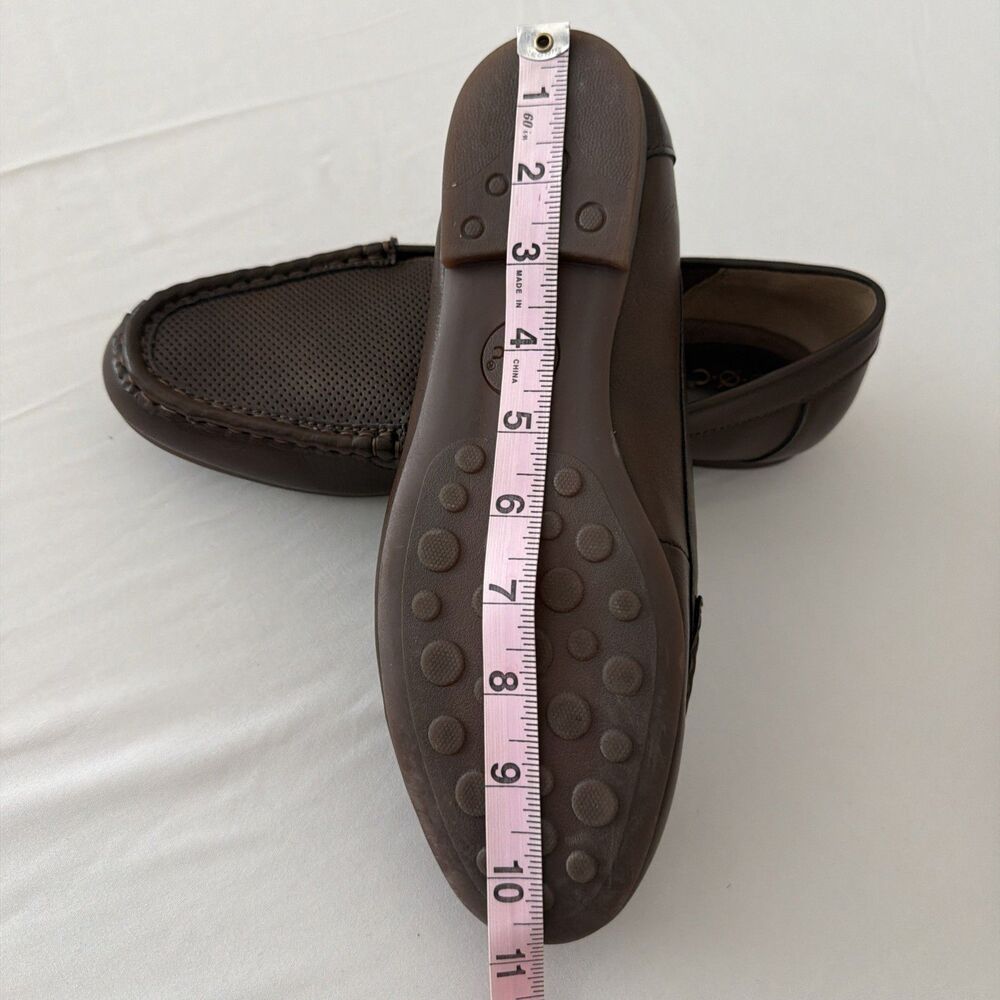 BOC Born Concept Womens 10 M Brown Loafers Slip On Shoes Faux Leather Vegan EUC - Picture 9 of 9